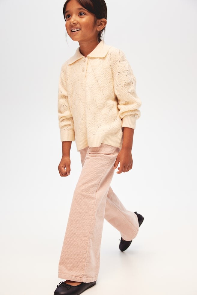 Широкие вельветовые брюки H&M, оранжевый
Широкие вельветовые брюки H&M, оранжевый