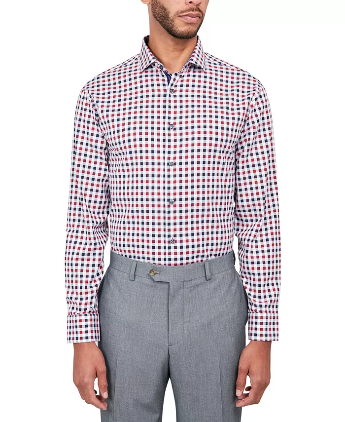 Мужская рубашка в клетку из твила MICHELSONS OF LONDON, красный
Мужская рубашка в клетку из твила MICHELSONS OF LONDON, красный