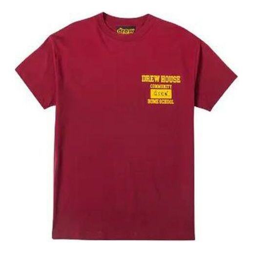 Футболка burgundy community t-shirt 'red' Drew House, красный 
Футболка burgundy community t-shirt 'red' Drew House, красный