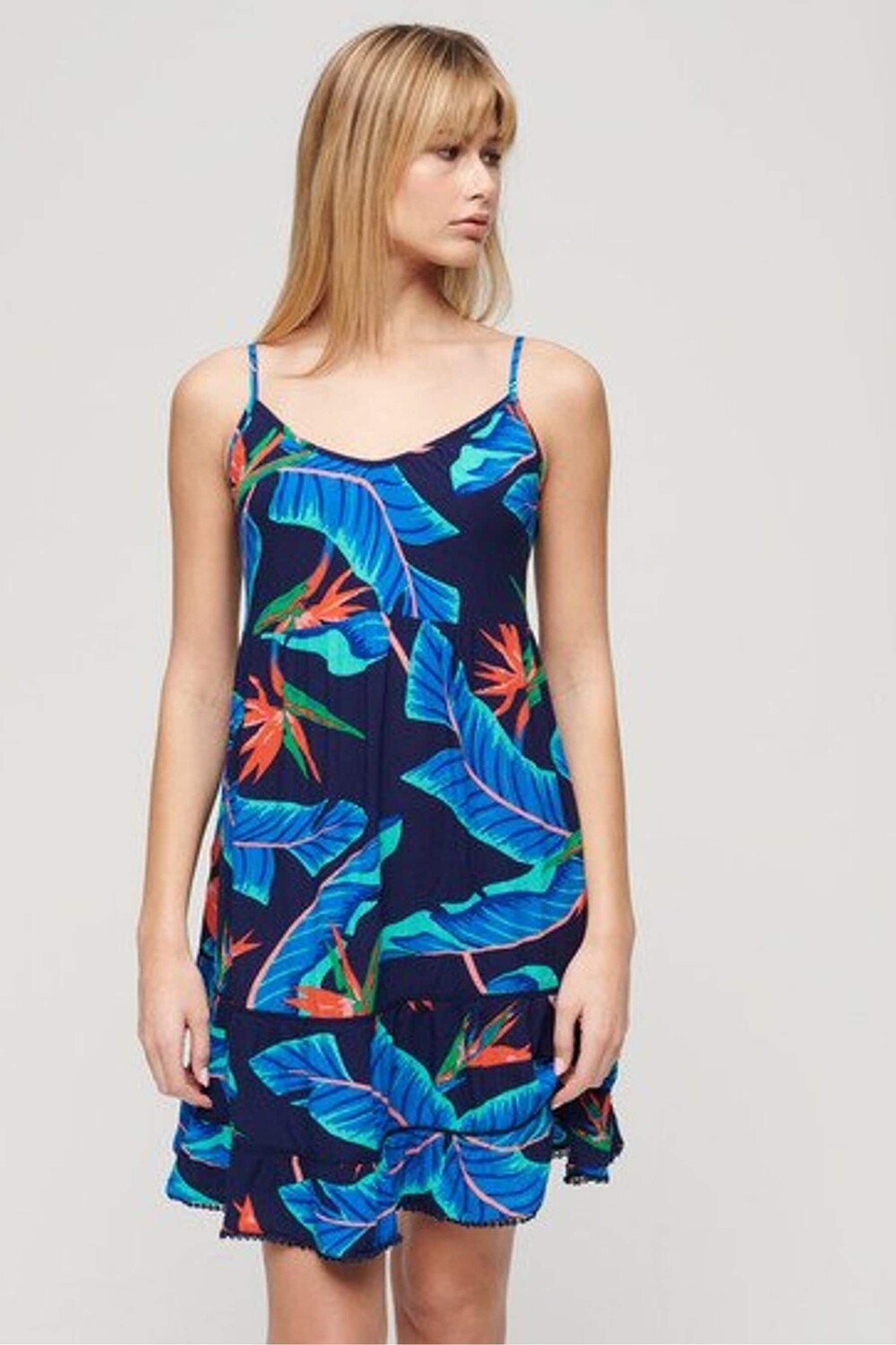 Пляжное мини-платье на бретелях Superdry, синий
Пляжное мини-платье на бретелях Superdry, синий