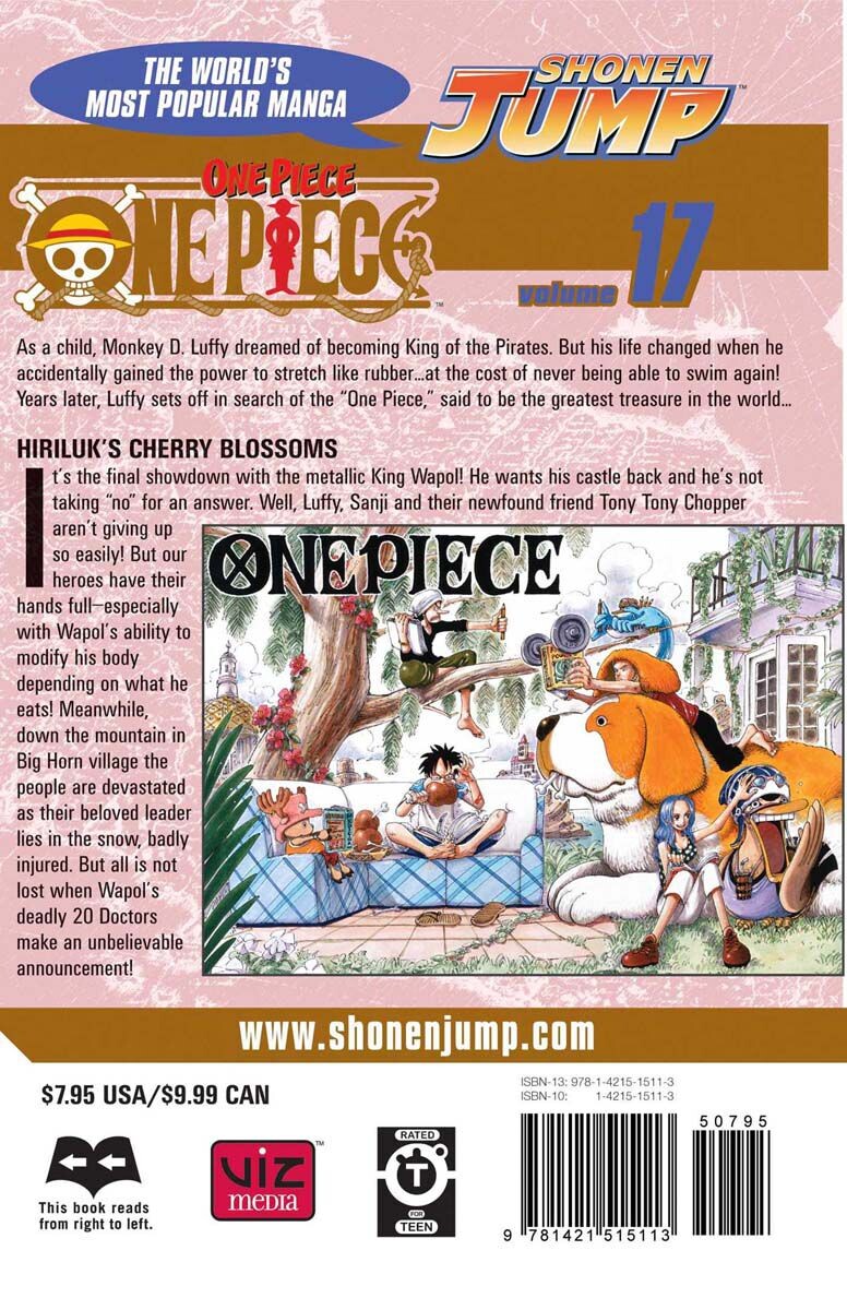 Манга One Piece Manga Volume 17
Манга One Piece Manga Volume 17