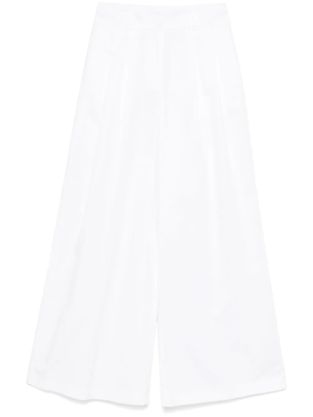 Peserico брюки палаццо со складками, белый 
Peserico брюки палаццо со складками, белый