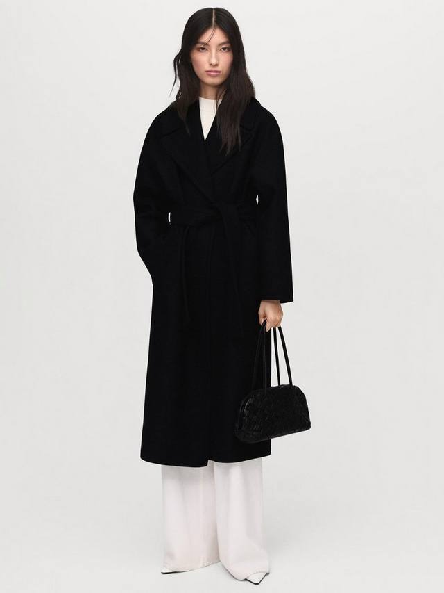 Пальто Traviata из шерсти Mango, Black
Пальто Traviata из шерсти Mango, Black