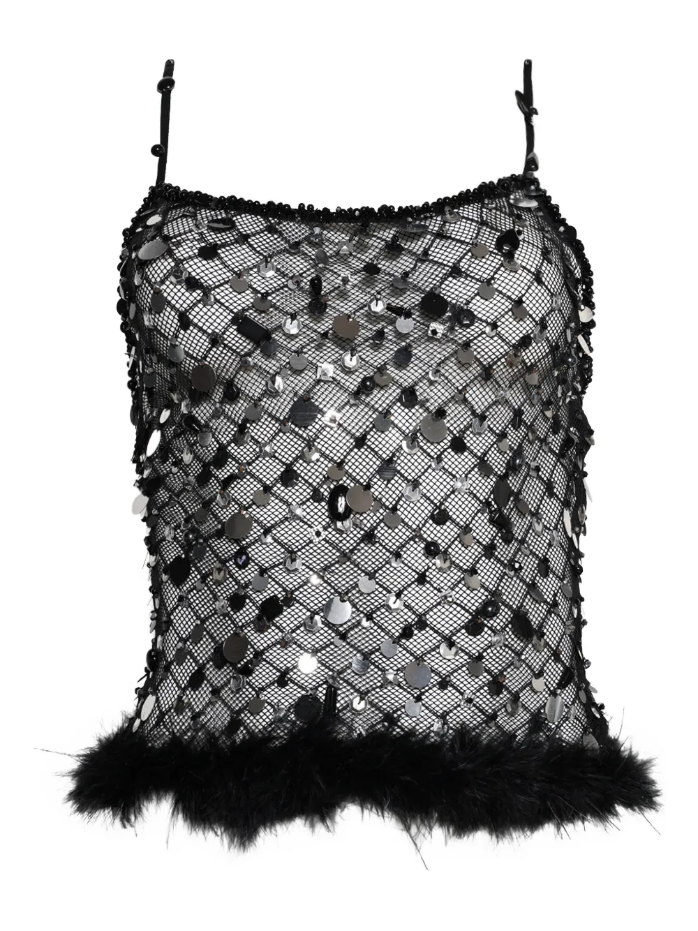 Топ с пайетками Roberta Einer, черный
Топ с пайетками Roberta Einer, черный