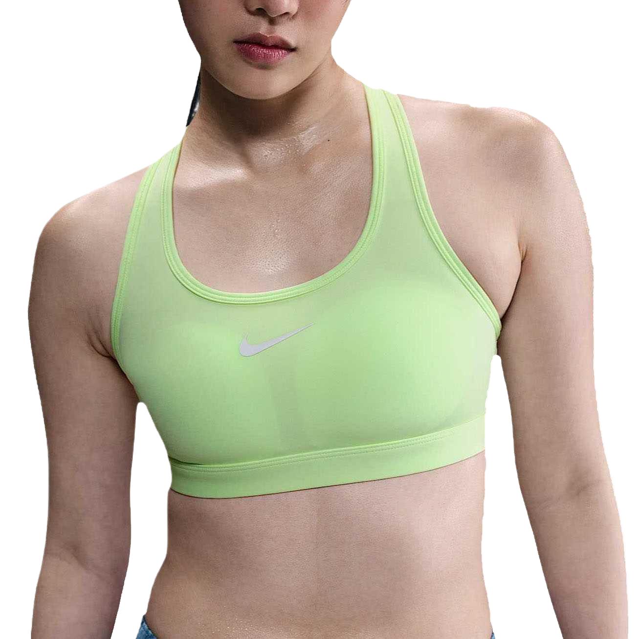 Nike Женское спортивное белье Swoosh Dri Fit зеленое
Nike Женское спортивное белье Swoosh Dri Fit зеленое