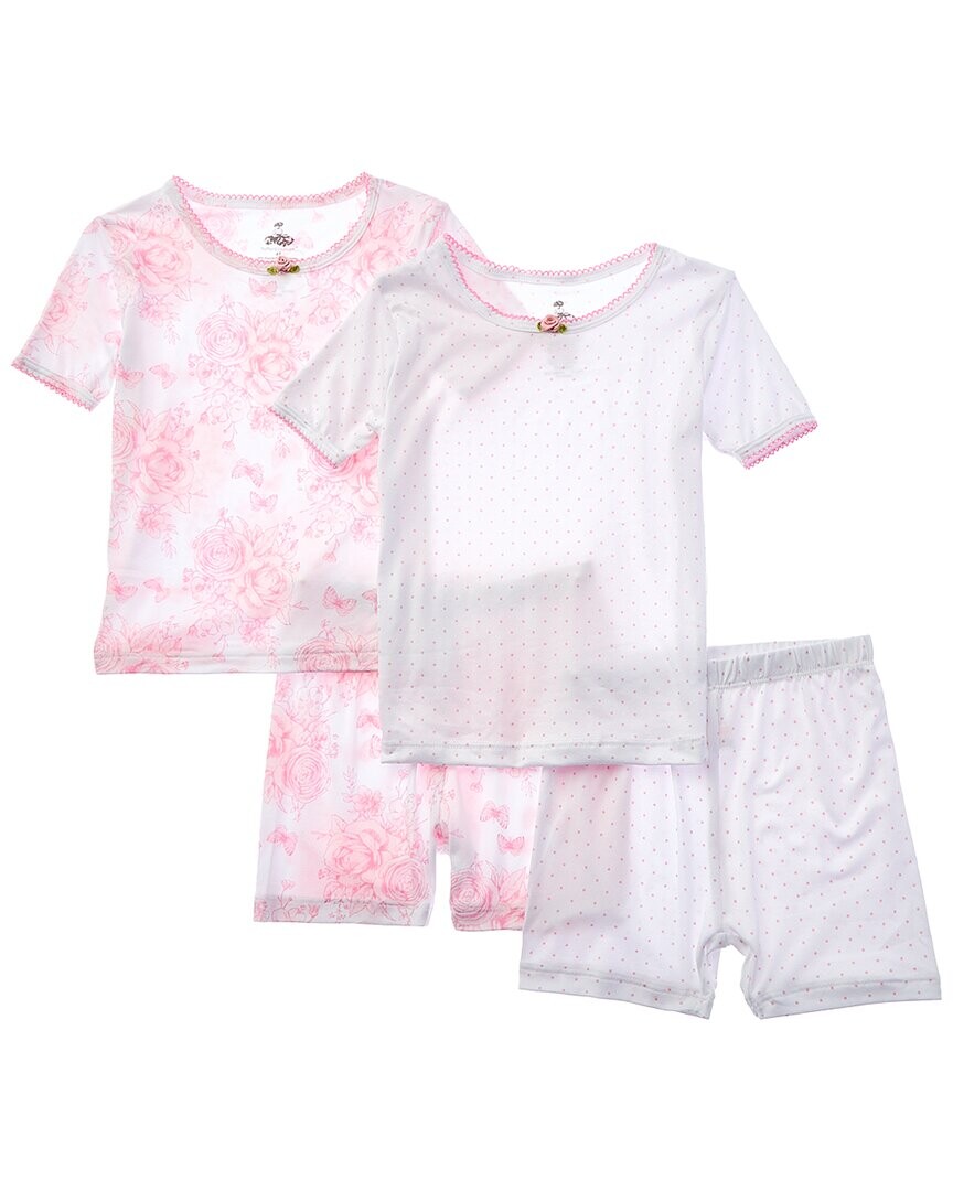 Короткий пижамный комплект Tutu Couture En Pointe из 4 предметов, розовый
Короткий пижамный комплект Tutu Couture En Pointe из 4 предметов, розовый