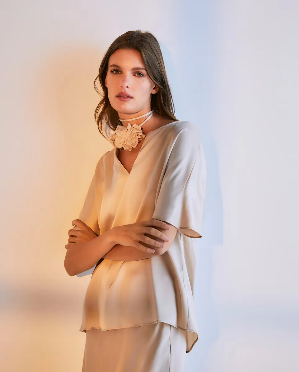 Топ с длинным рукавом и V-образным вырезом Woman El Corte Inglés, светло-зеленый
Топ с длинным рукавом и V-образным вырезом Woman El Corte Inglés, светло-зеленый
