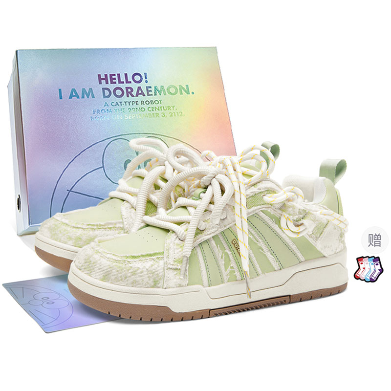 Doraemon Дораэмон низкие скейтерские кроссовки унисекс Mambo Green лимитированная коллекция в коробке, цвет Mambo Green (Box Limited Edition)
Doraemon Дораэмон низкие скейтерские кроссовки унисекс Mambo Green лимитированная коллекция в коробке, цвет Mambo Green (Box Limited Edition)