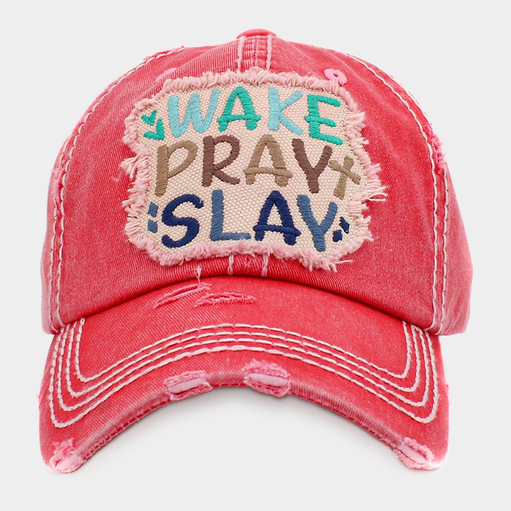 Бейсболка в винтажном стиле WAKE PLAY SLAY FASHNZFAB, розовый
Бейсболка в винтажном стиле WAKE PLAY SLAY FASHNZFAB, розовый