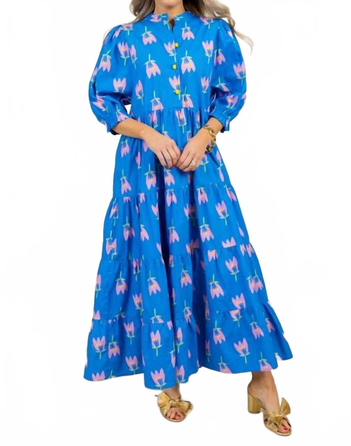 Платье макси Poppy Tier Kiki в синем цвете Karlie
Платье макси Poppy Tier Kiki в синем цвете Karlie