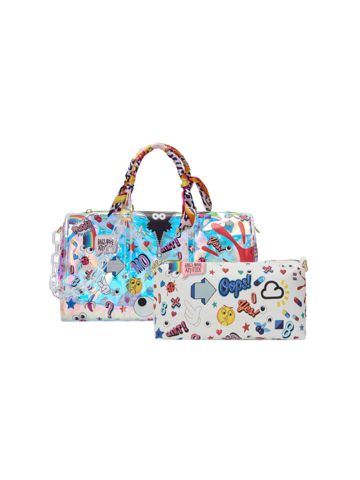 Женская сумка-тоут синего цвета с разноцветными вставками myMo
Женская сумка-тоут синего цвета с разноцветными вставками myMo