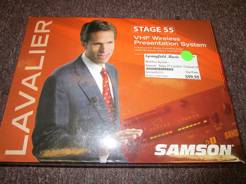 Микрофон Samson Stage 55 True Diversity Wireless Lavalier Mic System - Channel 20
Микрофон Samson Stage 55 True Diversity Wireless Lavalier Mic System - Channel 20