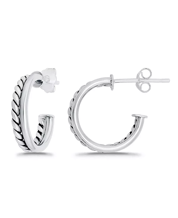 Серьги-Кольца из окисленной полированной трубки Macy'S, silver
Серьги-Кольца из окисленной полированной трубки Macy'S, silver