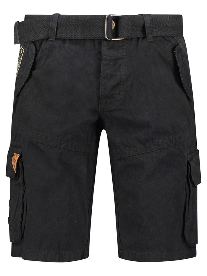Тканевые шорты Geographical Norway Cargobermudas Pouvoir, черный
Тканевые шорты Geographical Norway Cargobermudas Pouvoir, черный