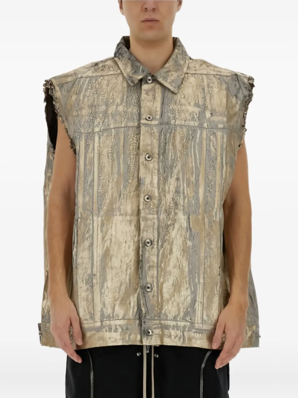 Жилет из хлопка оверсайз Rick Owens Drkshdw, золотистый
Жилет из хлопка оверсайз Rick Owens Drkshdw, золотистый