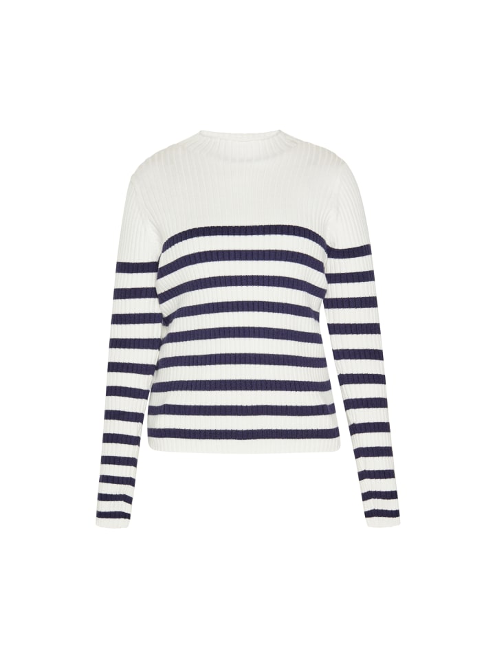 Женский свитер темно-синего цвета с оттенком белого usha BLUE LABEL
Женский свитер темно-синего цвета с оттенком белого usha BLUE LABEL