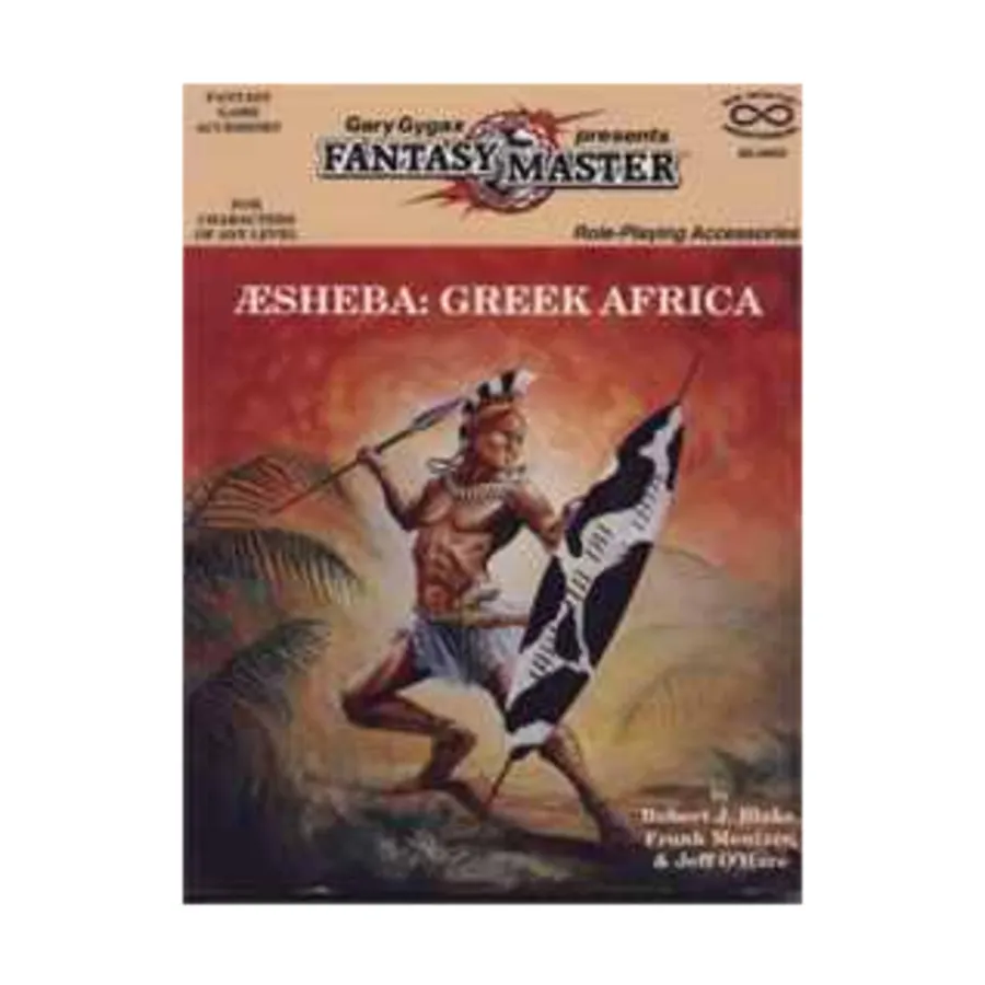 Aesheba - Greek Africa, Fantasy Adventures & Supplements (Gary Gygax and New Infinities), мягкая обложка
Aesheba - Greek Africa, Fantasy Adventures & Supplements (Gary Gygax and New Infinities), мягкая обложка