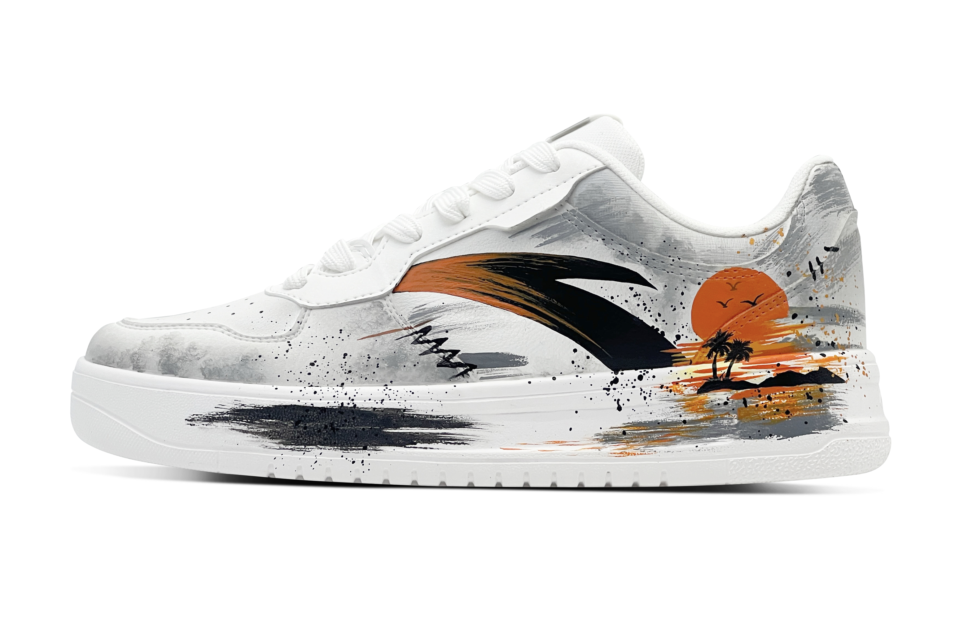 ANTA Кроссовки для скейтбординга с низким верхом, амортизирующие, противоскользящие, износостойкие, мужские, белые, серые
ANTA Кроссовки для скейтбординга с низким верхом, амортизирующие, противоскользящие, износостойкие, мужские, белые, серые