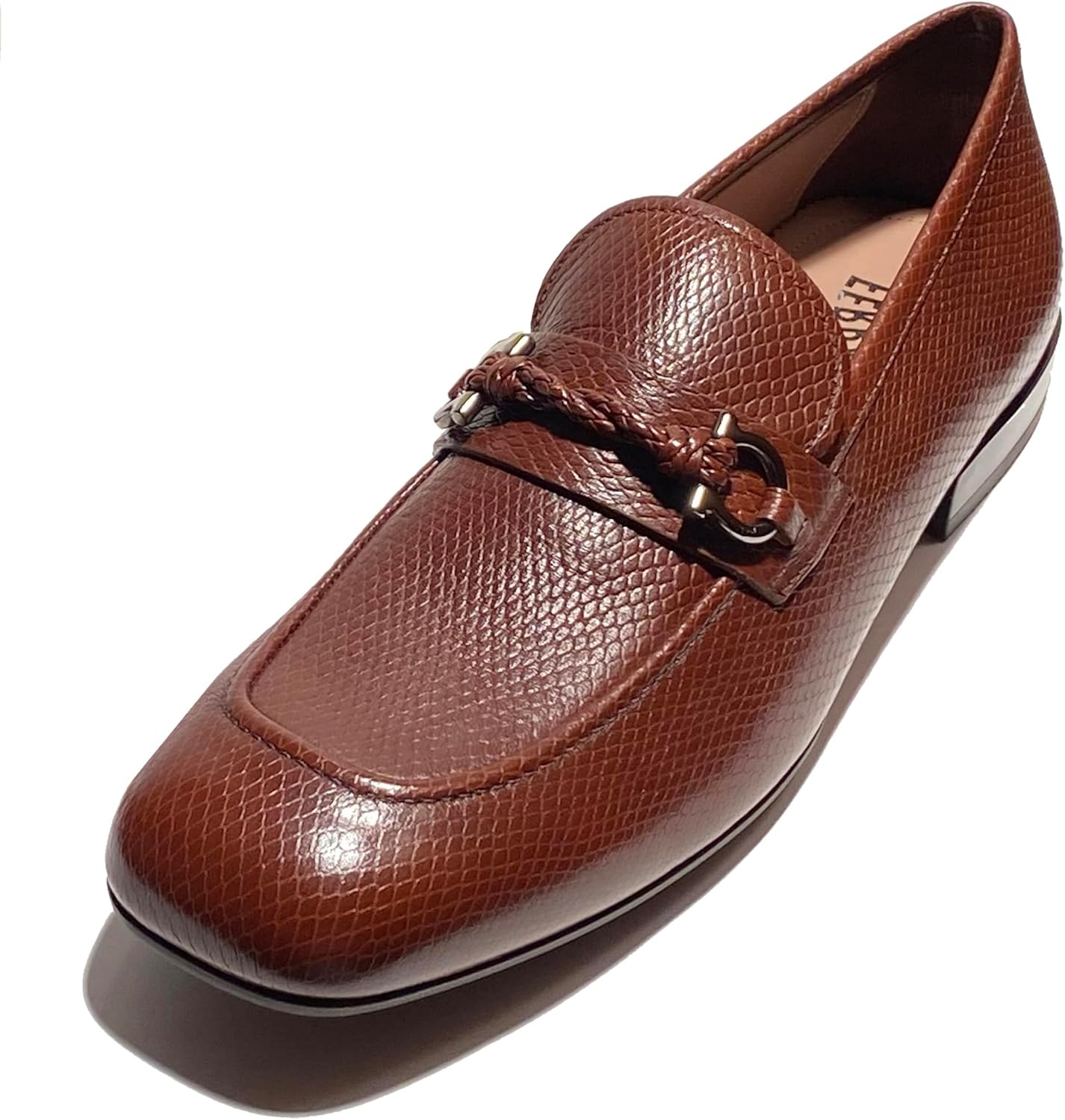 Мужские туфли-лоферы на ремешке Ferragamo Gancini из коричневой зернистой кожи Pago (Salvatore)
Мужские туфли-лоферы на ремешке Ferragamo Gancini из коричневой зернистой кожи Pago (Salvatore)