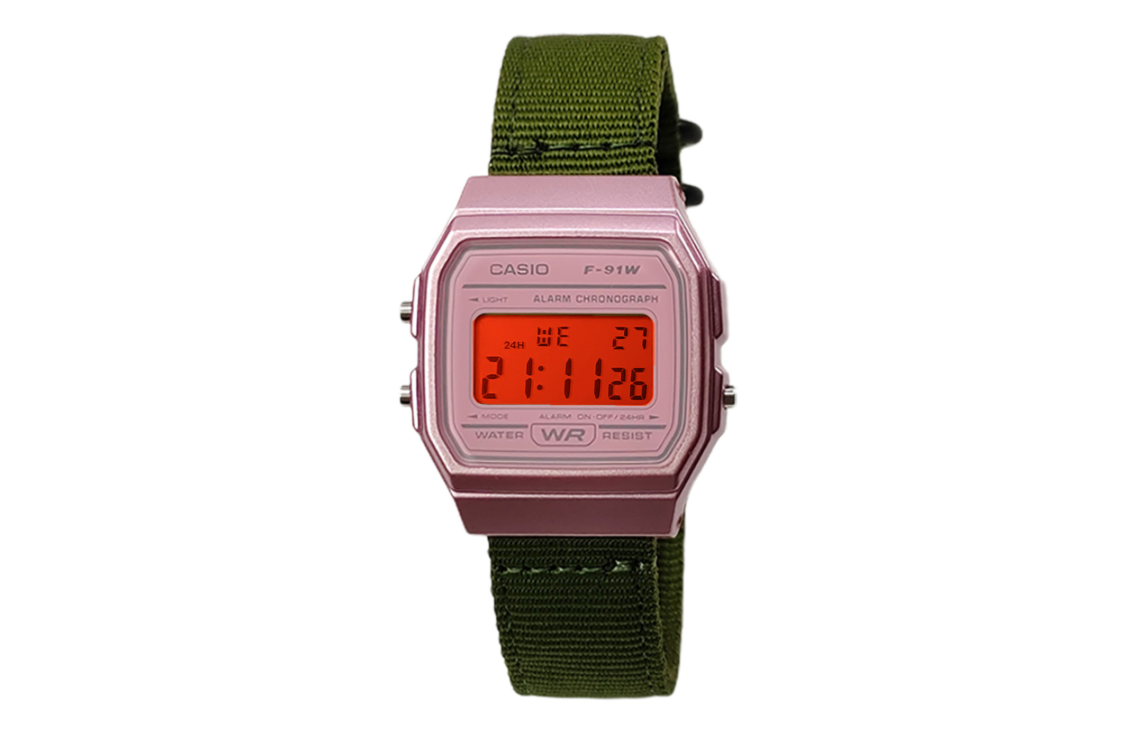 CASIO Часы Retrofit Series Quartz Movement Nylon Strap Watch Women's Watch Pink Watch Dial
CASIO Часы Retrofit Series Quartz Movement Nylon Strap Watch Women's Watch Pink Watch Dial