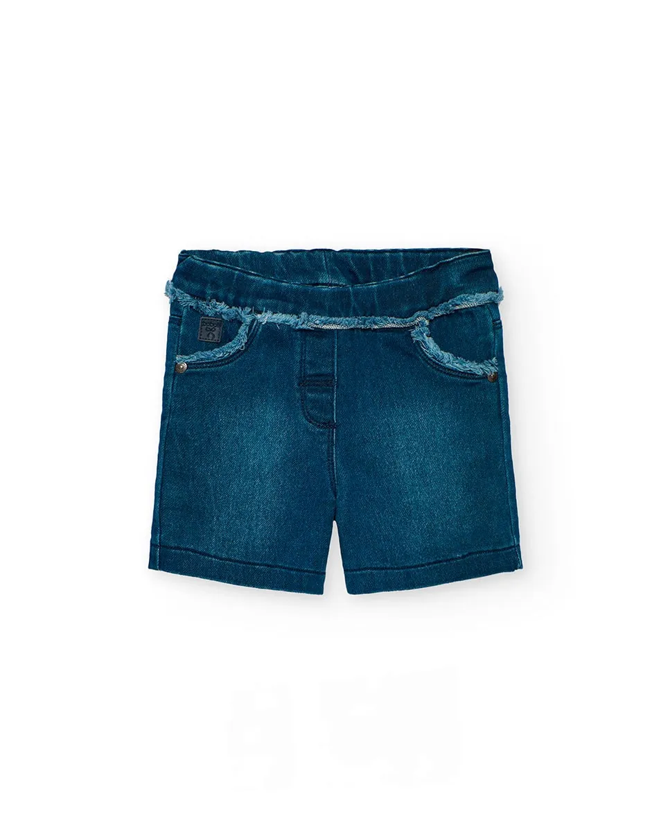 Детские шорты с резинкой на талии и карманами Boboli, синий
Детские шорты с резинкой на талии и карманами Boboli, синий