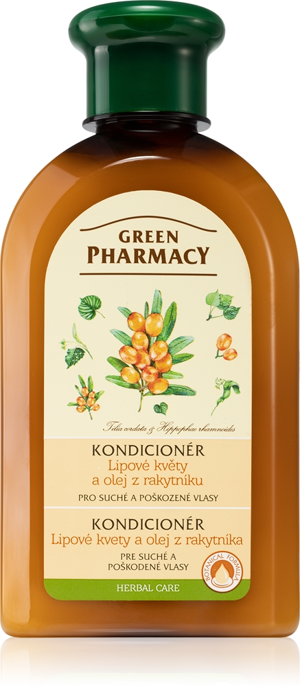 Кондиционер с облепихой для сухих и поврежденных волос Green Pharmacy, 300 мл
Кондиционер с облепихой для сухих и поврежденных волос Green Pharmacy, 300 мл