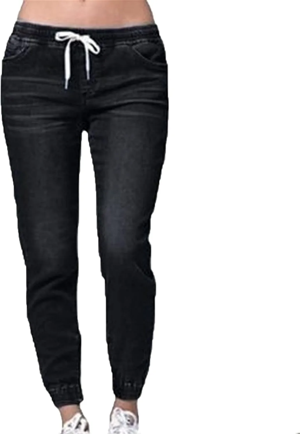 Женские джинсы с эластичным поясом и завязками DGHM-JLMY
Женские джинсы с эластичным поясом и завязками DGHM-JLMY