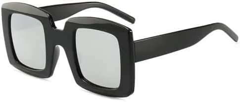 Крупные квадратные солнцезащитные очки для женщин, красные и зеленые, винтажные женские солнцезащитные очки, очки с защитой от УФ-излучения UV400 MTZJH, Black Silver
Крупные квадратные солнцезащитные очки для женщин, красные и зеленые, винтажные женские солнцезащитные очки, очки с защитой от УФ-излучения UV400 MTZJH, Black Silver