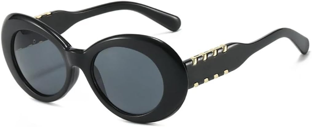 Винтажные солнцезащитные очки «кошачий глаз» для женщин, модные, с леопардовым принтом, с защитой от УФ-излучения UV400, градиентные очки для женщин HHZZYVY, Black-black
Винтажные солнцезащитные очки «кошачий глаз» для женщин, модные, с леопардовым принтом, с защитой от УФ-излучения UV400, градиентные очки для женщин HHZZYVY, Black-black