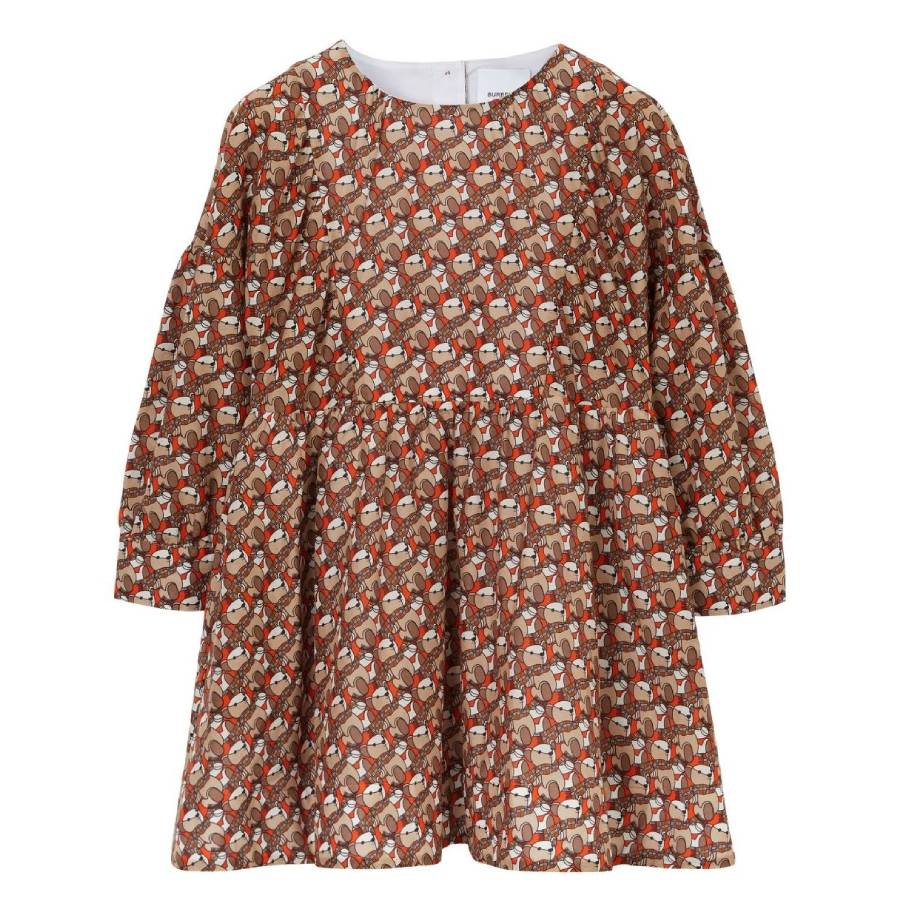 Burberry Девочки Платье из хлопка с принтом Thomas Bear, Scarlet Ornge Ip Pat
Burberry Девочки Платье из хлопка с принтом Thomas Bear, Scarlet Ornge Ip Pat