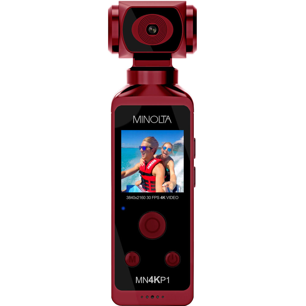 Компактная видеокамера Minolta MN4KP1 UHD 4K (красная)
Компактная видеокамера Minolta MN4KP1 UHD 4K (красная)