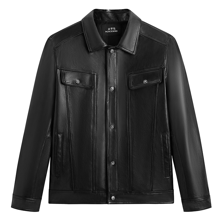 Кожаная куртка Sharpness из овчины с масляно-восковым покрытием PEACEBIRD MEN, черный 1
Кожаная куртка Sharpness из овчины с масляно-восковым покрытием PEACEBIRD MEN, черный 1