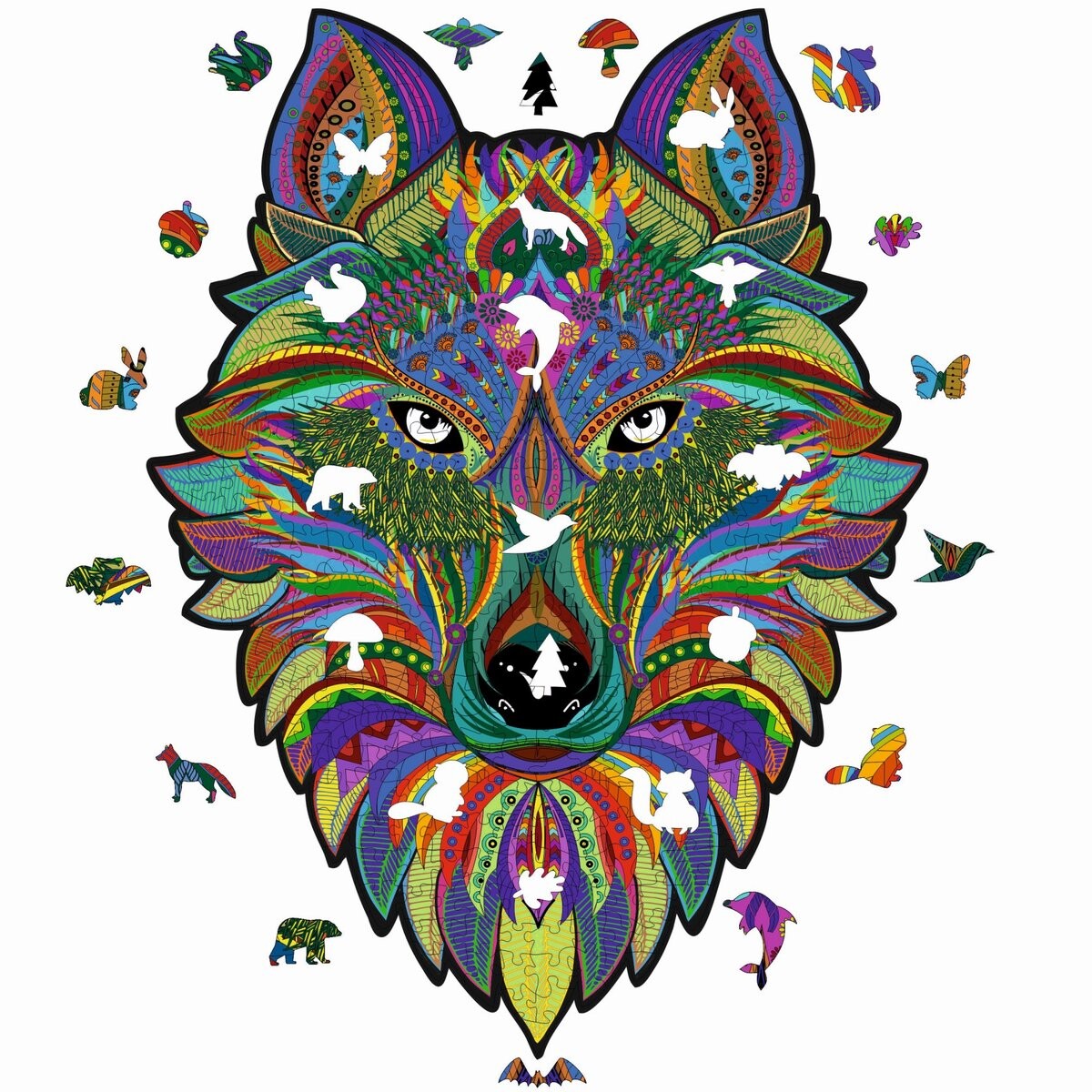 Деревянный пазл Empik с волком для взрослых, пазл XXL Inna marka
Деревянный пазл Empik с волком для взрослых, пазл XXL Inna marka