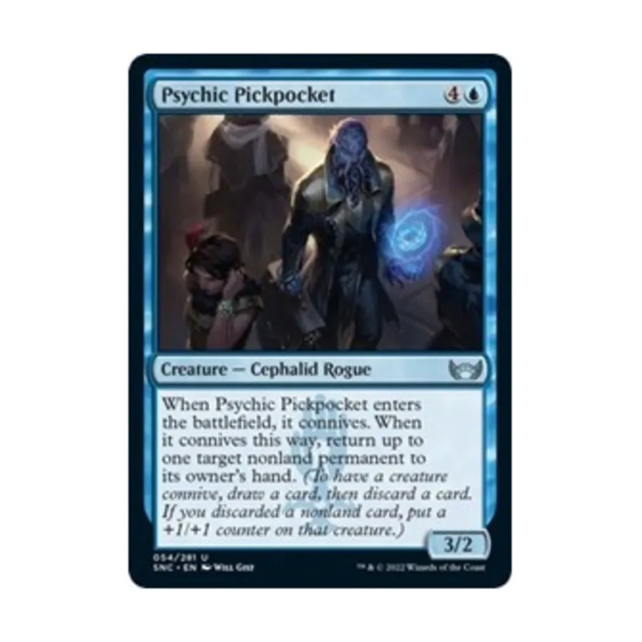 CCG Психический карманник (U), MTG - Streets of New Capenna
CCG Психический карманник (U), MTG - Streets of New Capenna