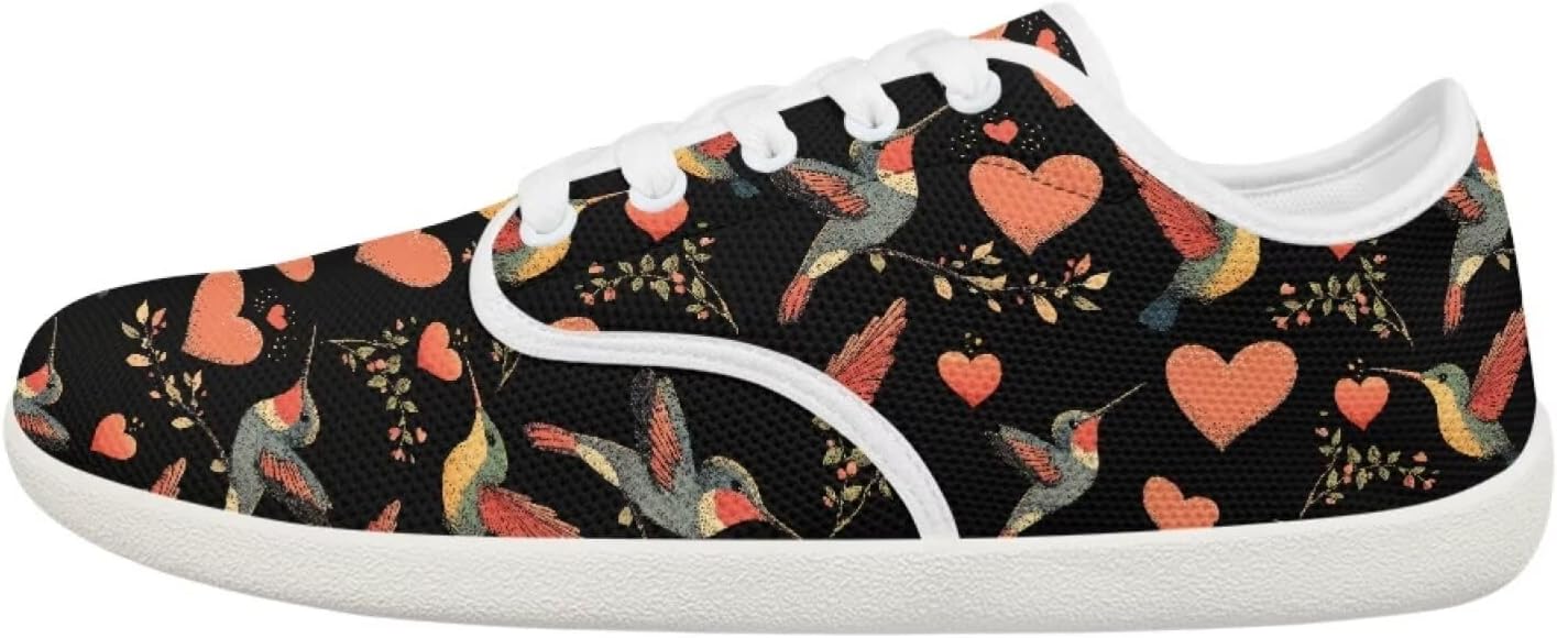 Женские и подростковые кроссовки Forchrinse с декоративной бабочкой, широкие, для бега и тенниса, с нулевым перепадом, модные кроссовки с мягкой подошвой, Hummingbird Love
Женские и подростковые кроссовки Forchrinse с декоративной бабочкой, широкие, для бега и тенниса, с нулевым перепадом, модные кроссовки с мягкой подошвой, Hummingbird Love