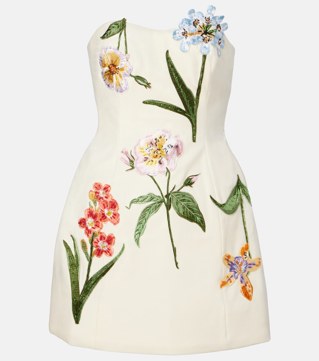 Мини-платье из бархата с вышивкой Rosario Leo Lin, Botanical Print Snow
Мини-платье из бархата с вышивкой Rosario Leo Lin, Botanical Print Snow