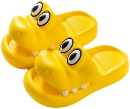 Милые сандалии с крокодильчиком для детей, женщин и мужчин, с открытым носком, мягкие, с животными, летние тапочки для пляжа и бассейна (размер 8-8.5 (250 мм), желтые) Znel
Милые сандалии с крокодильчиком для детей, женщин и мужчин, с открытым носком, мягкие, с животными, летние тапочки для пляжа и бассейна (размер 8-8.5 (250 мм), желтые) Znel