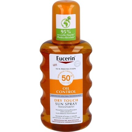 Eucerin Sun Oil Control Body Прозрачный спрей Spf 50+ 200 мл
Eucerin Sun Oil Control Body Прозрачный спрей Spf 50+ 200 мл