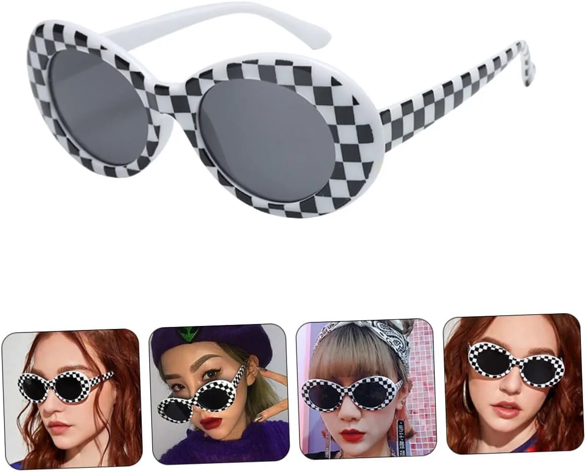 Овальные солнцезащитные очки для женщин и мужчин в винтажном стиле, белая клетчатая оправа, защитные очки от УФ-излучения, модные летние очки HEALEEP, Multi
Овальные солнцезащитные очки для женщин и мужчин в винтажном стиле, белая клетчатая оправа, защитные очки от УФ-излучения, модные летние очки HEALEEP, Multi