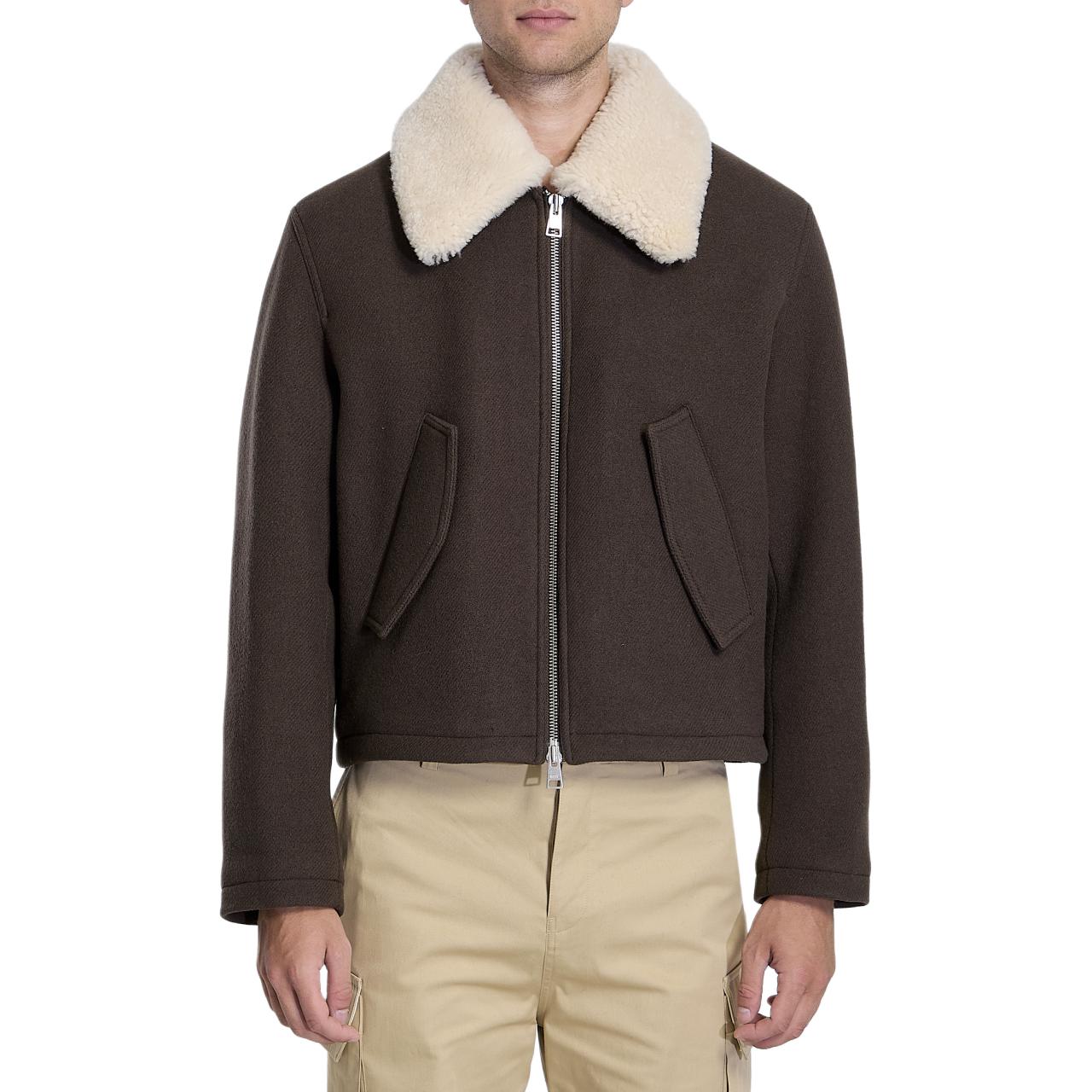 AMIPARIS Парижская куртка с длинными рукавами на молнии, Brown 
AMIPARIS Парижская куртка с длинными рукавами на молнии, Brown