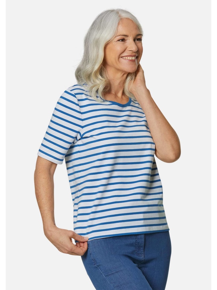 Полосатая рубашка с короткими рукавами, белого / дельфтского синего / в полоску GOLDNER
Полосатая рубашка с короткими рукавами, белого / дельфтского синего / в полоску GOLDNER