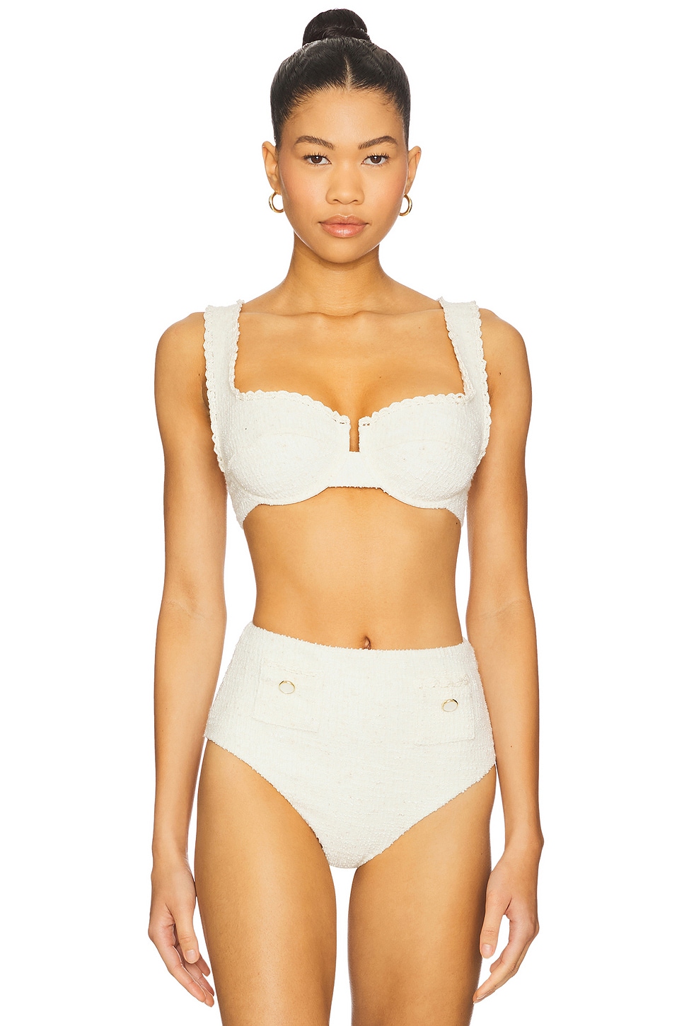 Klara балконет бикини верх Simkhai, ivory
Klara балконет бикини верх Simkhai, ivory