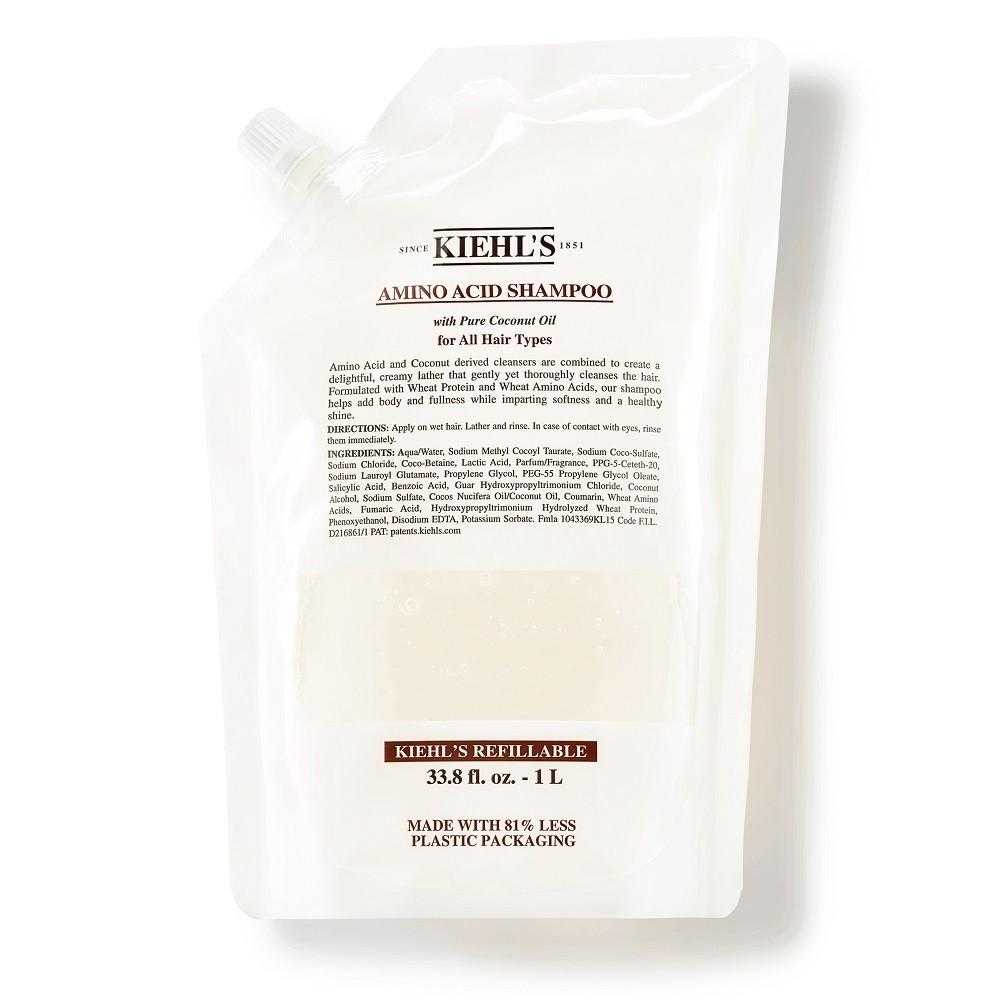 Шампунь amino acid shampoo Kiehls, объем 1000 мл. refill
Шампунь amino acid shampoo Kiehls, объем 1000 мл. refill