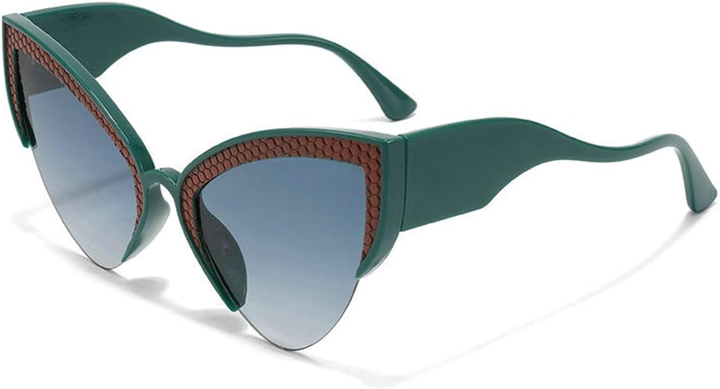 Солнцезащитные очки Willochra в стиле панк без оправы для женщин, роскошные модные черные очки «кошачий глаз», большие солнцезащитные очки с градиентным переходом цвета, C4
Солнцезащитные очки Willochra в стиле панк без оправы для женщин, роскошные модные черные очки «кошачий глаз», большие солнцезащитные очки с градиентным переходом цвета, C4