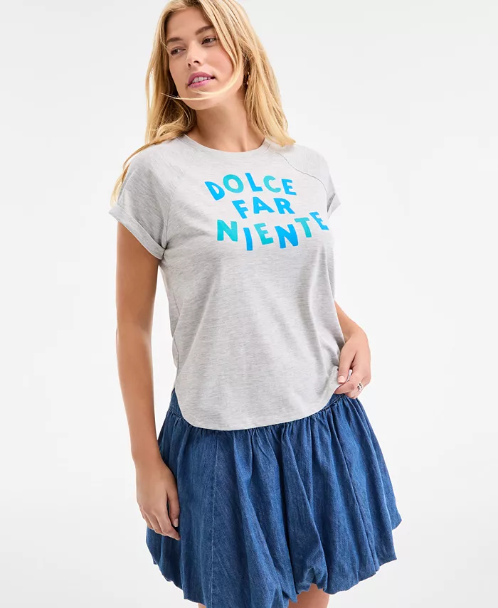 Женская футболка с регланными швами Dolce Far Niente с принтом On 34th, серый
Женская футболка с регланными швами Dolce Far Niente с принтом On 34th, серый