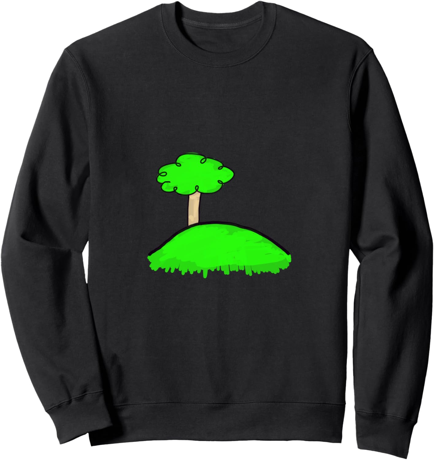 Расслабляющая толстовка с изображением деревьев и холмистых лугов Varietees, черный
Расслабляющая толстовка с изображением деревьев и холмистых лугов Varietees, черный