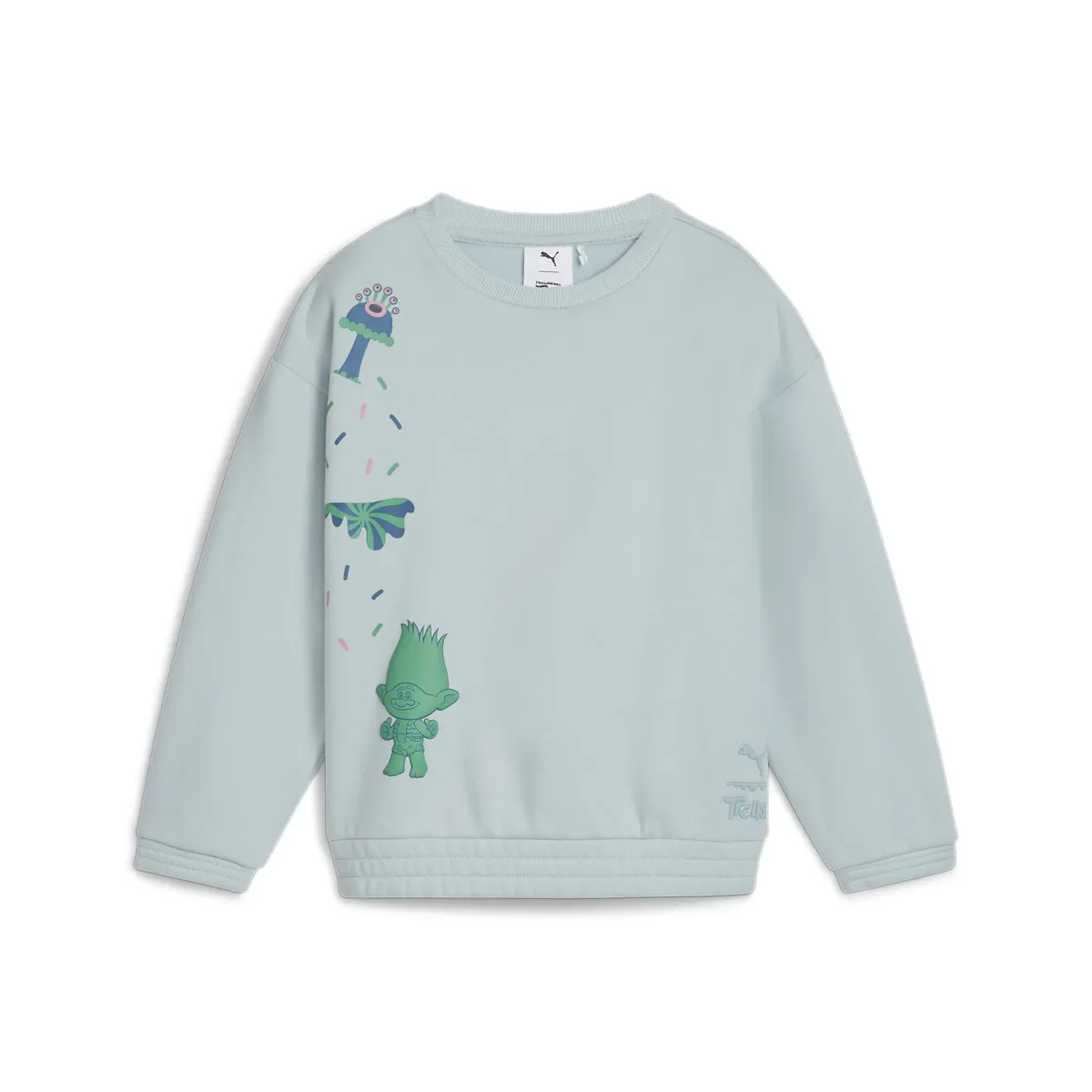 Свитер PUMA с круглым вырезом "PUMA x Trolls Graphic Sweatshirt Boys", цвет Frosted Dew Blue
Свитер PUMA с круглым вырезом "PUMA x Trolls Graphic Sweatshirt Boys", цвет Frosted Dew Blue