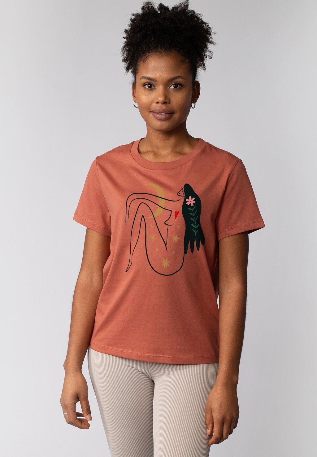 Футболка с принтом LOVE AND FLEX watapparel, коричневый
Футболка с принтом LOVE AND FLEX watapparel, коричневый