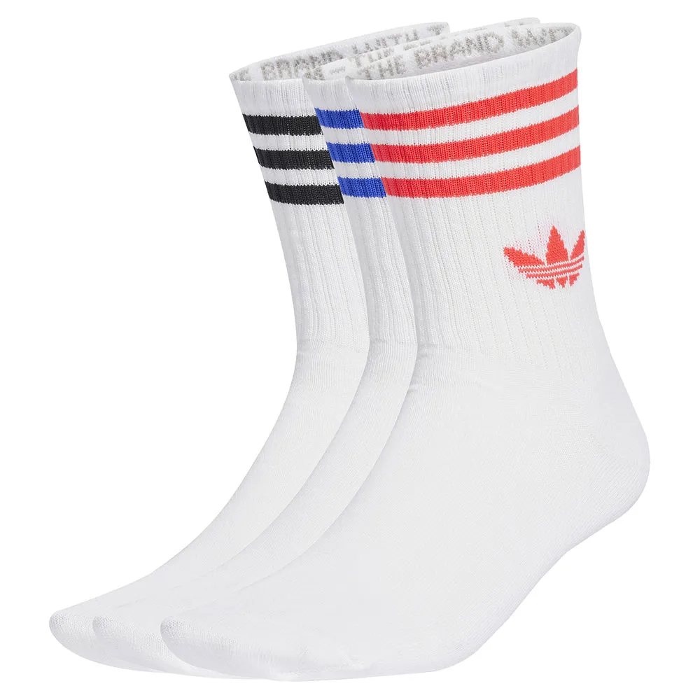 Носки 3 шт adidas Originals 3 Stripes crew, белый
Носки 3 шт adidas Originals 3 Stripes crew, белый
