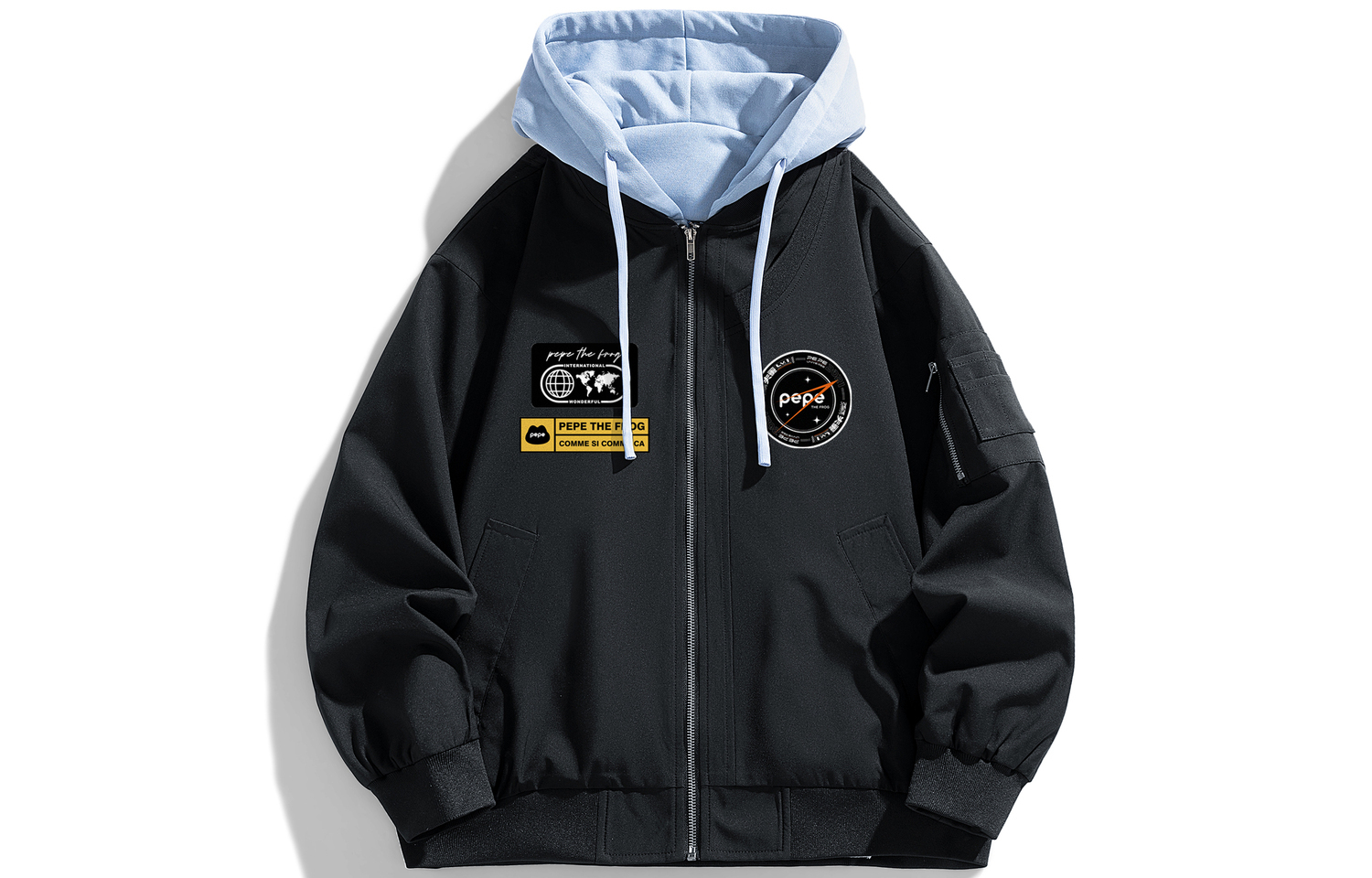 Pepe The Frog Куртка Unisex, Black Hooded
Pepe The Frog Куртка Unisex, Black Hooded